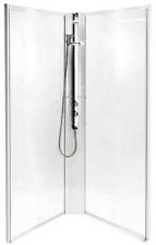 Задняя стенка душевой кабины IDO Showerama 10-5 Comfort 558.302.00.1 90х90, прозрачное стекло, профиль алюминий