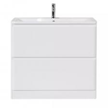 Тумба с раковиной BelBagno 100 белая, Bianco Lucido