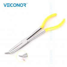 11-дюймовые плоскогубцы с длинным носом, изогнутая заглушка, съемник кабеля, плоскогубцы с длинными иглами, кусачки, хомут для шланга, ручные инструменты