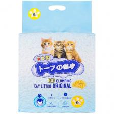 Комкующийся наполнитель Hakase Arekkusu Тофу оригинальный, 6л.