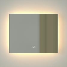 Зеркало Defesto Glow DF 2511SH 50х40 с LED-подсветкой, 3000 K, сенсорный выключатель