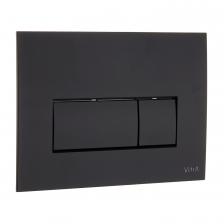 Клавиша смыва для инсталляций Vitra Root Square черная матовая (740-2311)