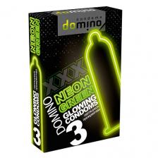 DOMINO CONDOMS Презервативы DOMINO NEON GREEN 3.0