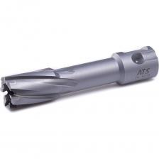 Сверло корончатое TCT AT-S TN8026 предназначено для магнитных сверлильных станков. С помощью держателя КМ/WELDON 19 - корончатое сверло адаптируется и на стационарные сверлильные станки.Сверло корончатое оснащено напайками из твердого сплава TCT. Обладает высокой износостойкостью и подойдет для сверления сталей, сверхпрочных сталей и сплавов, нержавейки, а также рельсов.Максимальная стойкость и оптимальная геометрия режущих кромок.Для сверления необходимо использовать центрирующий штифт (пилот, направляющая) размер 7.98х130 мм, в комплект поставки не входит и приобретается отдельно.Рекомендовано применять СОЖ для охлаждения.Внимание, изображение товара может отличаться от реального! Верные параметры указаны в технических характеристиках товара.