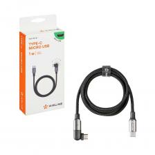 Кабель с поворотным коннектором AIRLINE предлагает удобство при зарядке вашего смартфона в автомобиле. Его особенный дизайн с поворотным разъемом обеспечивает гибкость и легкость использования, особенно в тех случаях, когда порт зарядки расположен в неудобных местах или под углом. Благодаря такому коннектору вы сможете свободно использовать другие порты в автомобиле без преград. Наши зарядные кабели изготавливаются с использованием высококачественных материалов, обеспечивающих стабильный и эффективный поток энергии при зарядке. Вы можете быть уверены, что ваш смартфон или любой другой гаджет будет заряжаться быстро и безопасно. Кабели также имеют защиту от перегрузки и короткого замыкания, чтобы обеспечить долговечность и безопасность использования. Оплетка кабеля имеет не только эстетическую функцию, но и защищает его от повреждений и перетирания. Она устойчива к механическому воздействию и сохраняет свою привлекательность на протяжении длительного времени. Вы можете быть уверены, что ваш кабель будет выглядеть стильно и аккуратно даже после продолжительной эксплуатации. Не забудьте, что наш зарядный кабель совместим с большинством моделей смартфонов, планшетов, видеорегистраторов, радар-детекторов и прочих устройств, использующих разъем micro USB для зарядки. Вы сможете использовать его не только в автомобиле, но и дома, в офисе или в путешествиях. Вам не придется беспокоиться о низком заряде вашего смартфона, когда вы находитесь за рулем. С нашим зарядным кабелем с поворотным коннектором вы всегда будете иметь доступ к надежной и быстрой зарядке.