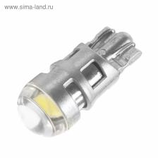 Светодиодная лампа для автомобиля Cartage, T10 W5W, 12 В, 2 СОВ, 2 Вт, линза, свет белый
