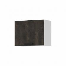 Кухонный модуль, навесной, Стендмебель, Пасаденна, ШВГ600*460, Белый / Угольный камень