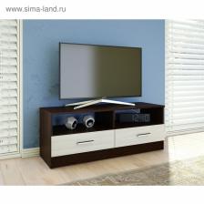 Тумба под ТВ-1, 1200x382x462 мм, цвет венге / лоредо