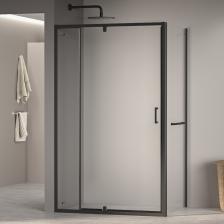Душевой уголок Rgw Passage PA-078-1B 90х80 3508078198-14 профиль черный, стекло прозрачное