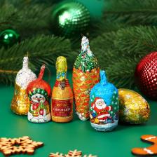 Набор фигурного шоколада «Сани Санты», 90 г