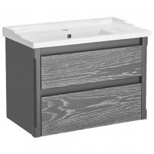 Тумба с раковиной ASB-Woodline Лорена 80 grigio