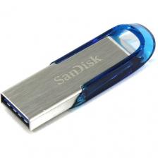 USB-флеш-накопитель SanDisk 128GB CZ73 Ultra Flair, USB 3.0, Tropical Blue