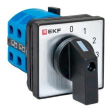 EKF pk-1-101-25-65 Переключатель кулачковый ПК-1-101 25А 1P «0-1-2-3» IP65 1 шт