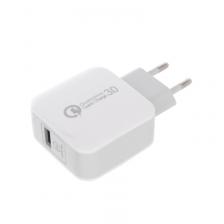 Зарядное устройство Tech USB QC 3.0 модель NQC-4 (белый)