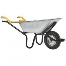 Одноколесная тачка Тачка одноколесная Haemmerlin EXPERT 120 RENO UP 120 л оцинкованный кузов, пневмо колесо-подшипник 305257001