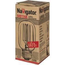 Лампа накаливания Е27 Navigator 71 958 NI-V-T45-SC15-60-230-E27-CLG, цена за 1 шт.