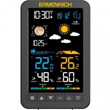 Термогигрометр портативный ERMENRICH Report WR30, черный [86034]