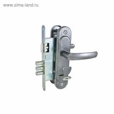 Замок врезной Димитровград «Омега» ЗВ.9.2 (ЗВ9.1-02), м/о 67 мм, с/руч, цвет серебро