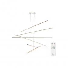 Оригинальная светодиодная люстра на тросах Citilux Trent CL203760 является ярким представителем современного светового дизайна. Корпус светильника металлический, окрашен белой матовой текстурной краской. Рассеиватель изготовлен из оптического полимера с глянцевой поверхностью. Отличительной особенностью светильника является наличие изящной подсветки основания и возможность при монтаже устанавливать рожки-штанги в разных положениях, на разной высоте, создавая свои уникальные формы. Мощность изделия 200Вт, световой поток 18000Лм, индекс цветопередачи CRI>85. С помощью пульта дистанционного управления можно плавно регулировать яркость от 10% до 100%, менять цветовую температуру в диапазоне 3000K - 5500K, что позволяет настроить любые оттенки теплого, нейтрального или холодного света. Есть функция таймера и 4 настраиваемых режима памяти для комфортного использования. Светильник подходит для всех видов потолков, в том числе натяжных. Тип крепления – планка. Изделие комплектуется инфракрасным пультом ДУ. Для питания пульта применяются 2 батарейки формата ААА, напряжением 1,5V (не входят в комплект). Современная люстра Ситилюкс Trent CL203760 станет стильным дополнением для интерьера квартиры, студии, загородного дома или коттеджа. Легко обеспечит мягкое и равномерное освещение помещений с высокими потолками и вторым светом, будь то гостиная, спальня или столовая. Отлично справится с задачей основного освещения зоны лестницы.