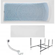 Ванна акриловая 170х75 см 1MARKA PRIME в наборе 4 в 1: Прямоугольная ванна, фронтальная панель, усиленный металлический каркас, слив-перелив хром 01пра1775кп- это сочетание эстетики, функциональности и длительного срока службы. Прямоугольная форма купели обеспечивает максимальный комфорт водных процедур для всех членов семьи. Удлиненная купель позволяет комфортно расположить тело в ванне, а усиленная конструкция гарантирует безопасность при принятии водных процедур. Лаконичный и сдержанный дизайн ванны воплощает изящество и элегантность, благодаря которым она подойдет для любых интерьеров. Белый цвет и высота 44,5 см делают ванну визуально легкой и воздушной. Ванна имеет пристенную модификацию, что позволяет установить ее в любом углу ванной комнаты. 100% акрил, который обеспечивает прочность и долговечность изделия. Выбирая акриловую ванну Marka One PRIME от производителя 1Марка, вы получаете не только стильный и функциональный элемент интерьера, но и гарантию качества на 17 лет.