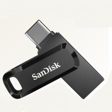 USB-флеш-накопитель Флеш-диск SanDisk Ultra Dual Drive Go 32Gb USB 3.0/Type-C OTG (Черный)