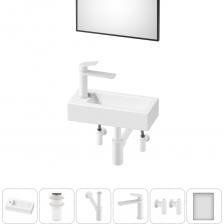 Все составляющие набора проходят деликатные апгрейды для достижения абсолютной гигиены, надежности монтажных элементов и максимального удобства в пользовании. В процессе обжига керамики при температуре 1250° С образуется плотная трехслойная фарфоровая структура, которая придает прочность и обеспечивает белизну как внутренней, так и внешней поверхности умывальника. Антибактериальное грязеотталкивающее покрытие керамики Lavinia Boho препятствует образованию налета и размножению патогенных бактерий. Для регулярной уборки раковины достаточно использования теплой воды и мягкой салфетки. Конструкция всех элементов набора идеально сочетается. Интуитивно понятный монтаж позволяет за считанные минуты осуществить сборку и подключение всех элементов набора, не прибегая к помощи профессионалов, и наслаждаться полученным результатом каждый день. Четко отлаженная система отгрузки позволяет каждому покупателю получить сантехнику в отличном состоянии со всеми гарантийными документами на покупку. Перед погрузкой каждое изделие из комплекта проходит детальный визуальный осмотр для предупреждения возможных царапин и повреждений. Комплект поставляется в единой коробке, в которой размещены все элементы набора в дополнительных индивидуальных упаковках, что гарантирует наличие всех позиций и их сохранность.