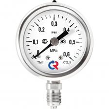 Манометр коррозионностойкий применяется для измерения избыточного давления агрессивных жидких и газообразных, не вязких и не кристаллизующихся измеряемых сред с температурой до 200 °C. При измерении давления с высокими динамическими нагрузками необходимо заполнить манометр глицерином или силиконом. Прибор поставляется «сухой» (готовый к гидрозаполнению) или заполненный глицерином / силиконом (виброустойчивый) по требованию заказчика. Область применения: теплоснабжение, водоснабжение, горнодобывающая промышленность, нефтехимическая промышленность, энергетика, машиностроение.