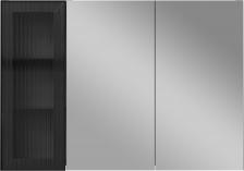 Зеркало-шкаф STWORKI Готланд 100, антрацит матовый