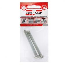 Болт DIN933 с шестигранной головкой оцинк. М10х80 2 шт - пакет Tech-Krep 126523