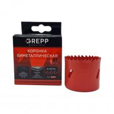 Коронка Grepp изготовлена по современным технологиям и отвечает высоким требованиям специалистов. Применяется с дрелями, легкими перфораторами и со стационарными станками в безударном режиме. Используется при установке сантехнических и вентиляционных труб, проводке коммуникаций, монтаже розеток и выключателей, установке замков в деревянные и металлические двери. Коронка используется с адаптером и направляющим сверлом, НЕ входящим в комплект. Внимание, изображение товара может отличаться от реального! Верные параметры указаны в технических характеристиках товара.