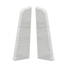 Заглушка торцевая ПВХ Salag Lima 72 мм баллард левая-правая Г-профиль (2 шт.)