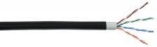 IEK Кабель в. п. U/UTP кат. 5E 4х2х24AWG solid LSZH/LDPE чер. 1 шт
