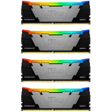 Оперативная память Kingston DDR4 128GB (4x32GB) 3200Mhz FURY Renegade Black RGB (KF432C16RB2AK4/128)