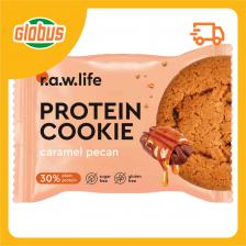 Печенье протеиновое R.A.W. LIFE Protein Cookie карамель-пекан