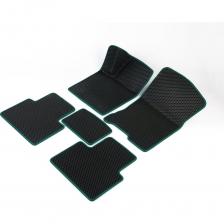 Автомобильные коврики для SsangYong Korando III 2010-2019 (Санг Енг Корандо) Vicecar DL42013-темнозеленый