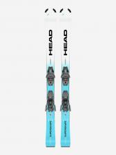 Горные лыжи с креплениями Head Supershape JRS + JRS 7.5 GW 25/26, Голубой