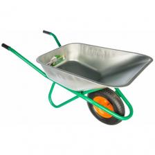 Тачка PALISAD Тачка садово-строительная Palisad 90 л, грузоподъемность 200 кг, усиленная 689183, пневматическое колесо, 90 л, 200 кг