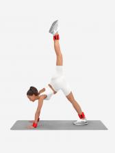 Набор утяжелителей для фитнеса Yamaguchi Workout Set (утяжелители, гантели 1 кг), Красный