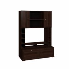 Стенка Sherlock 1, 1520x590x2107 мм, цвет орех шоколадный