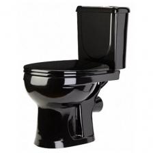 Унитаз-компакт Оскольская керамика Ирида Стандарт с горизонтальным выпуском черный