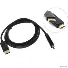 Видеокабель Кабель EXEGATE DisplayPort-HDMI EX-CC-DP-HDMI-1.8 (20M/19M, 1,8м, экран)