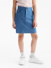 Юбка для девочки MINAKU: Jeans collection, синяя, рост 146 см