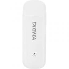 Digma Dongle WiFi Модем 3G/4G USB Wi-Fi Firewall +Router внешний белый [DW1960WH]