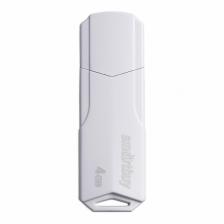 USB 2.0 накопитель SmartBuy 4GB CLUE White (SB4GBCLU-W), цена за 1 шт
