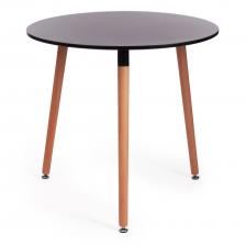 Обеденный стол TC Mars черный с бежевым 80х80х75 см (15187)