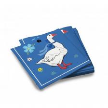 ND PLAY Салфетки бумажные трёхслойные «Гуси-1», 33 x 33 см, 20 шт