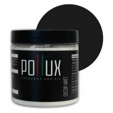 Декоративная краска Pollux Decor Matt - это водно акриловые краски Premium качества российского производства. Предназначена для покраски мебели, радиаторов, а также декоративных элементов из полиуретана, гипса, МДФ, ДСП. Подходит как для первичной окраски поверхности, так и для ремонта и реставрации ранее окрашенных поверхностей. Образует износостойкое покрытие. Благодаря хорошему растеканию легко наносить, ложится ровным слоем. Не требует нанесения дополнительных грунтов. Не содержит растворителей, без запаха, быстросохнущая. Для использования декоративной краски Pollux не требуется специальных малярных навыков.   Ввиду цветопередачи различных устройств, цвет может незначительно отличаться от заявленного на фото! Инструкция по применению: Перед применением тщательно перемешать!!! Подготовка поверхности: Окрашиваемая поверхность должна быть чистой, сухой, обезжиренной, без пыли и загрязнений. Если поверхность ранее окрашена, необходимо удалить отслоившееся старое покрытие, зашкурить твердые, глянцевые поверхности до матовости. Окраска: Нанести 1 слой краски, дождаться полного высыхания - 30 минут. Далее нанести еще 1-2 слоя, с промежуточной сушкой, в зависимости от желаемого результата. Способ нанесения: кисть, валик, распыление.  Для распыления необходимо разбавить водой на 10%. Очистка инструмента: Промыть теплой водой сразу после использования, без применения растворителей.