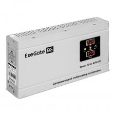 EXEGATE Стабилизатор напряжения Master Turbo AVS-500 (500ВА, 100-265В, цифр. индикация вход/вых. напряжения, 220В±8%, КПД 98%, 5 уровней защиты, задержка, усиленный метал.корпус, е [EX291744RUS]