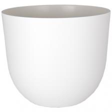 Кашпо для цветов ARTEVASI Havana Natural D40 H33 см, белое матовое