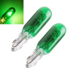 100 шт. T5 W3W светодиодные лампы для салона автомобиля, сигнальная лампа приборной панели, галогенная лампа, приборные лампы, 12 В, индикатор клина, авто